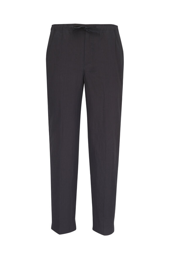 Orlebar Brown Alex Navy Blue Linen Pant - view 1