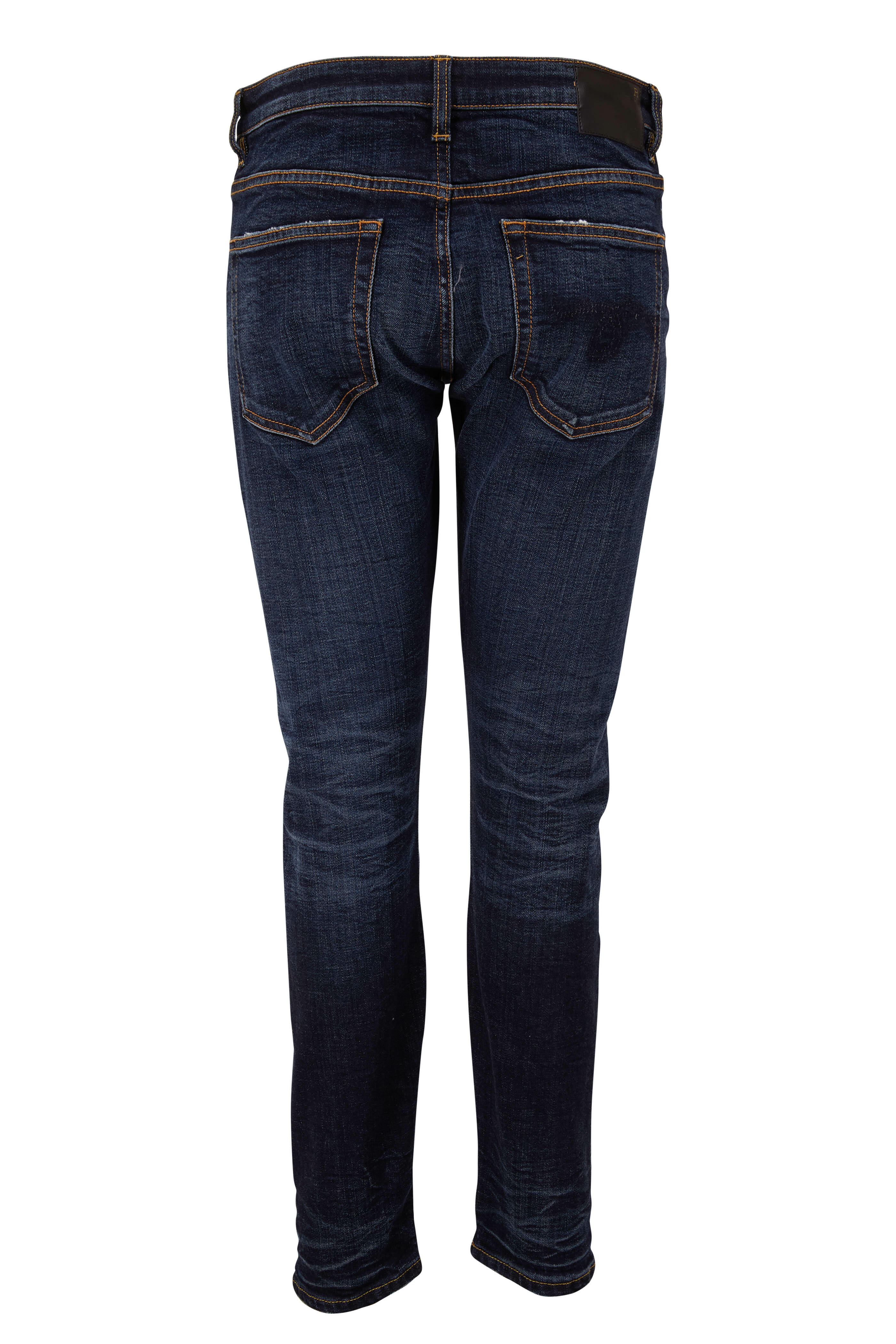 R13 Boy Howell Indigo Mid Rise Skinny Jean Mitchell Stores