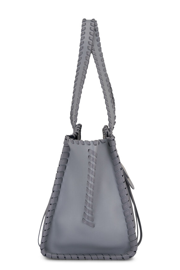 Chloé - Medium Mony Storm Blue Whipstitch Tote 