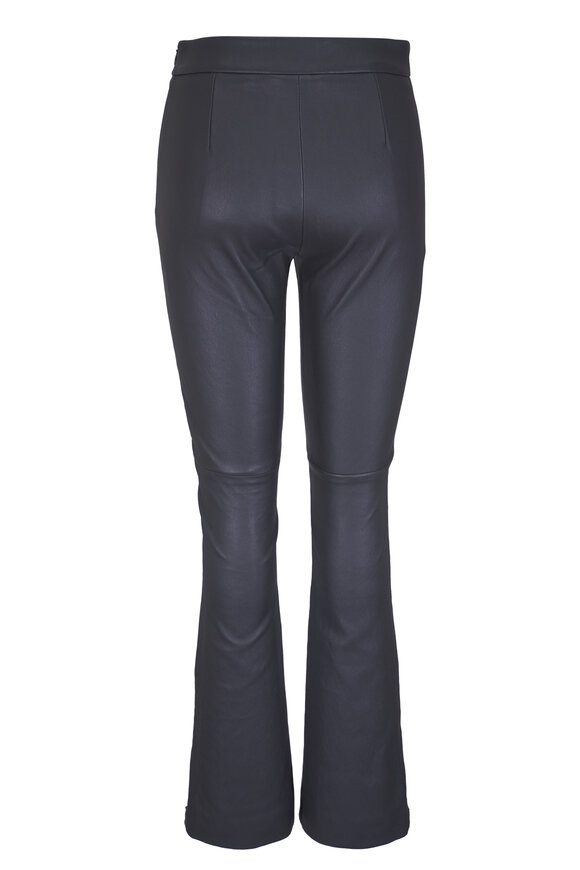 TWP - Skinny Love Black Oyster Stretch Leather Pant