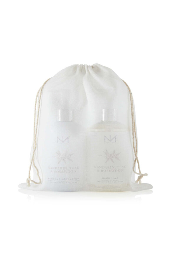 Niven Morgan Mandarin, Teak & Rosewood Soap & Lotion Set - view 2