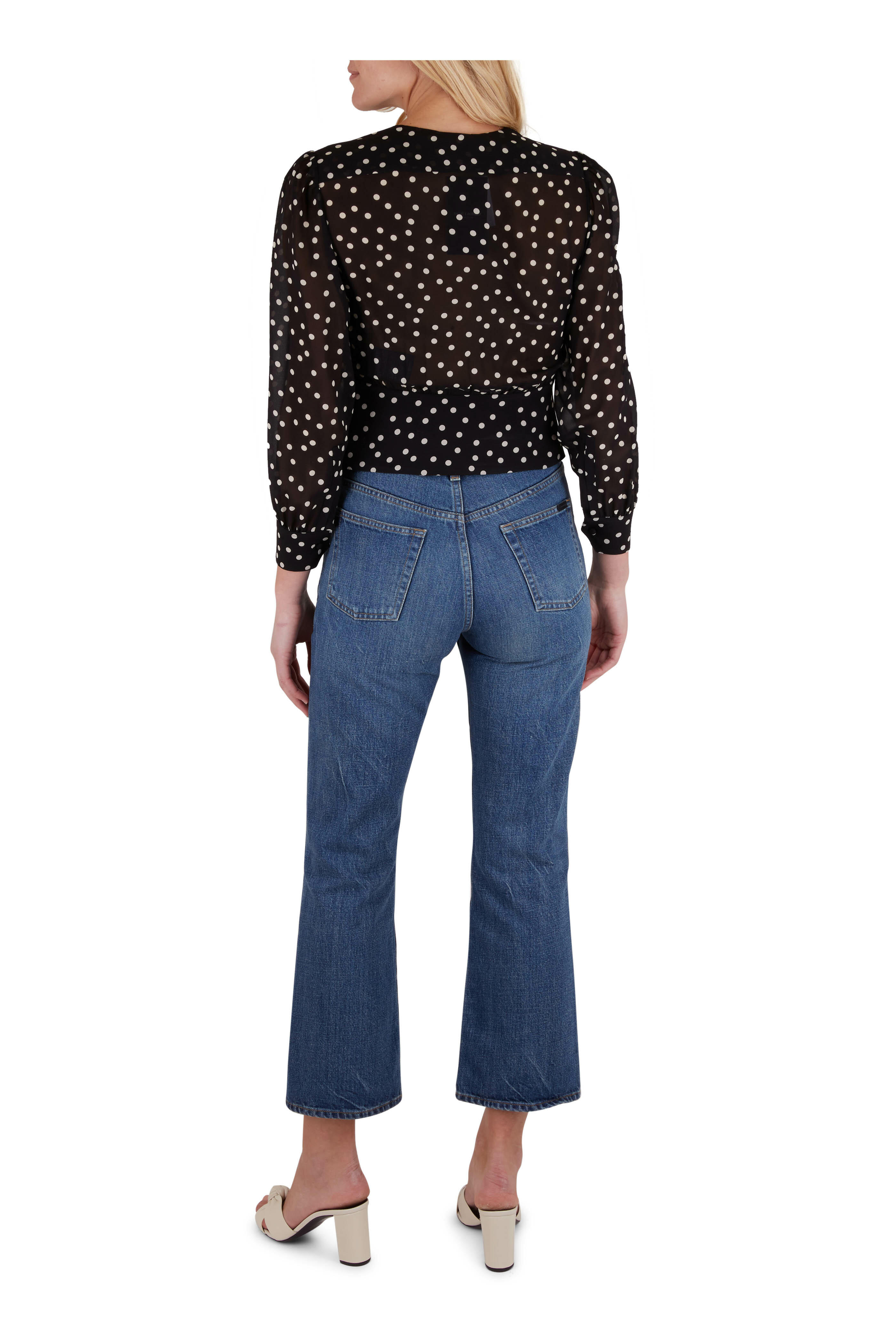Saint Laurent - Francoise Raised Seam Jean