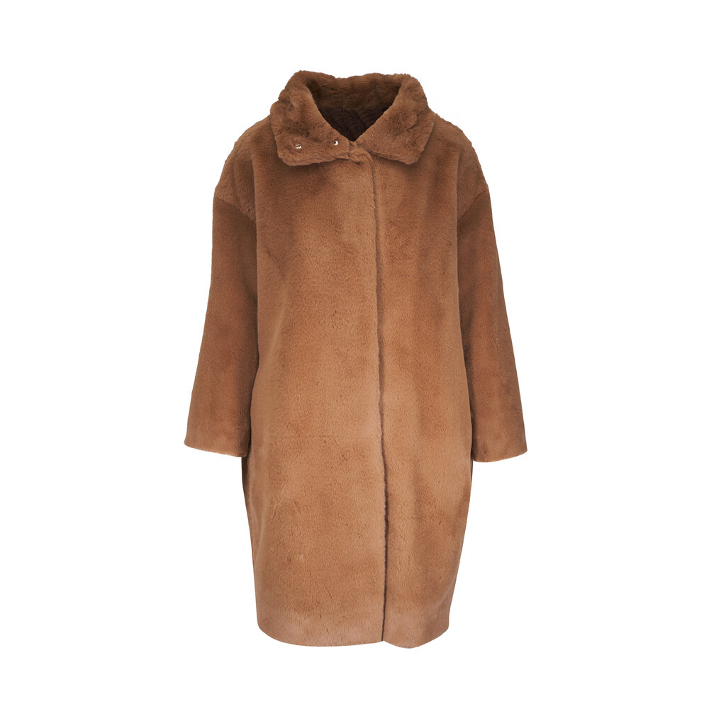 Herno - Beige Faux Fur Coat | Mitchell Stores