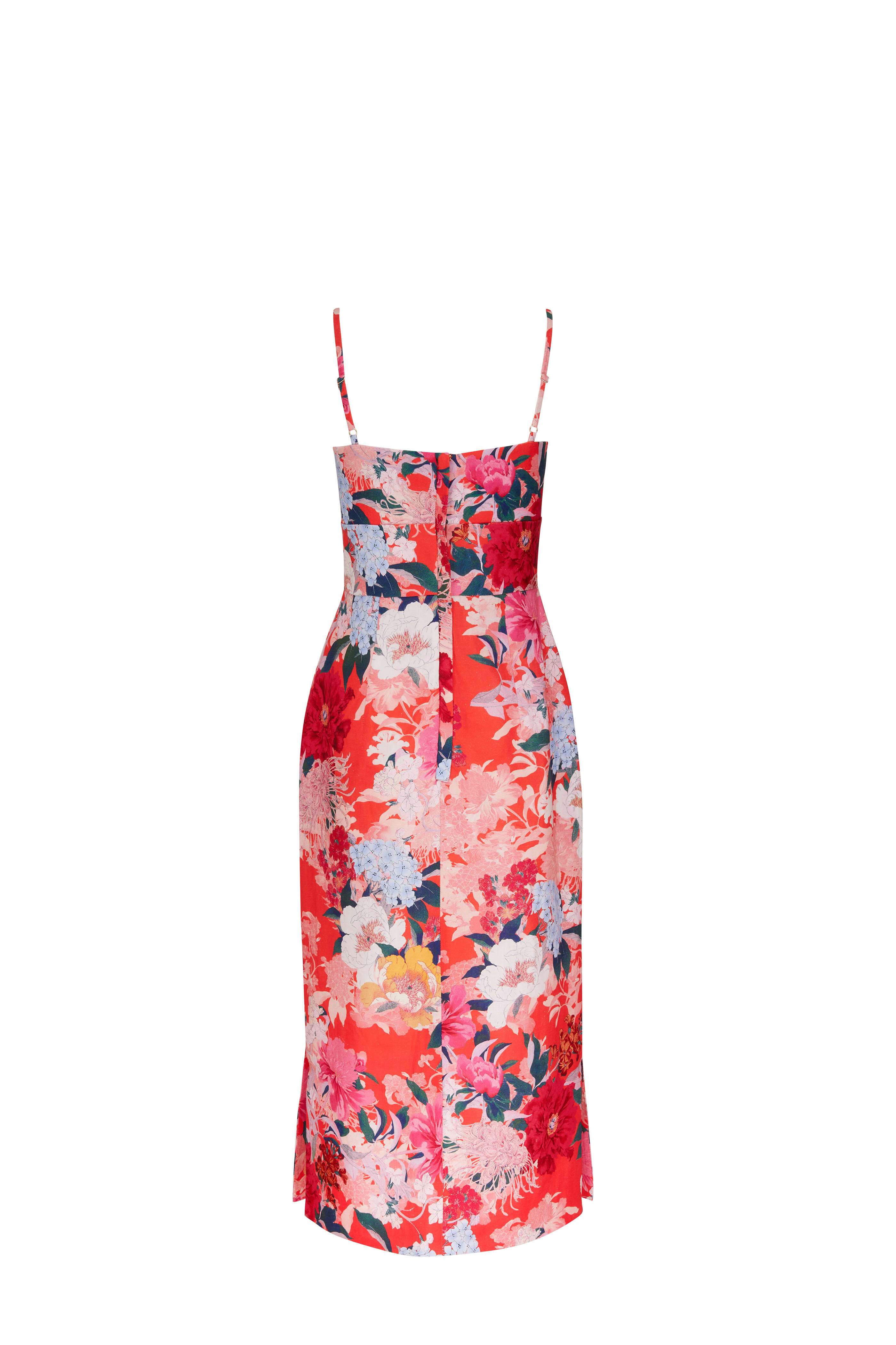 Cara Cara - Kenzie Red Japanese Floral Print Dress