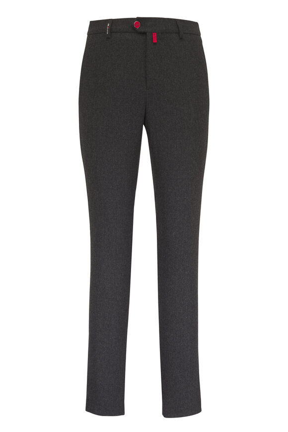 Kiton Charcoal Gray Dress Pant - view 1