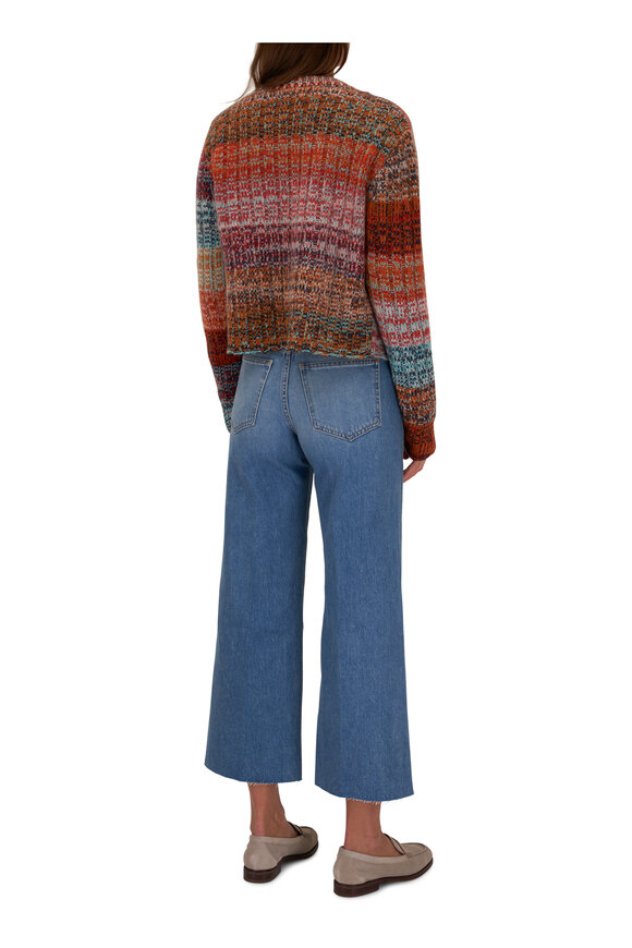 Veronica Beard - Taylor Cropped Wanderer Dust Wide Leg Jean 