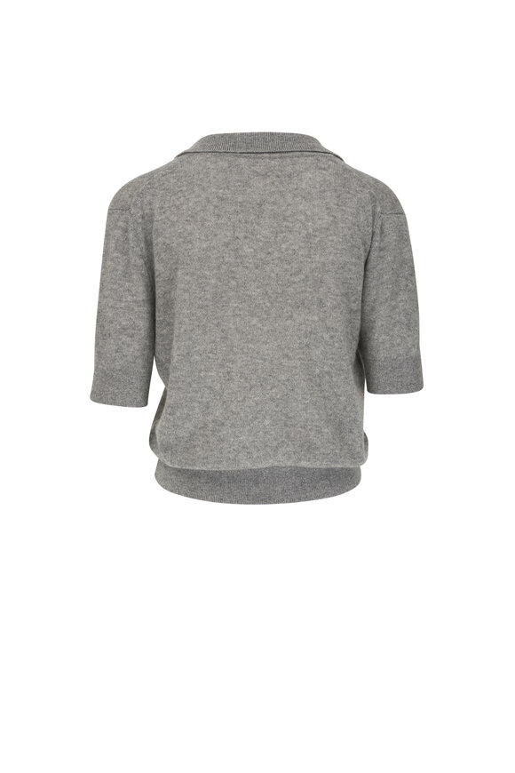 Khaite - Shrunken Jo Warm Gray Sweater 