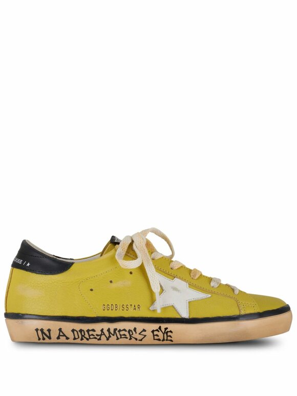 Golden Goose - Super-Star Yellow & White Low Top Sneaker