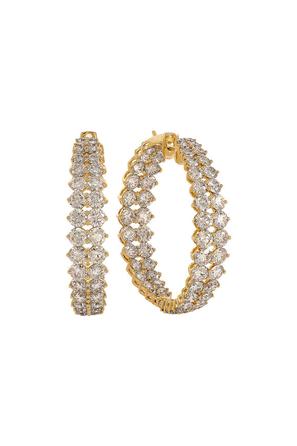 Etho Maria - 18K Brown Diamond Hoops