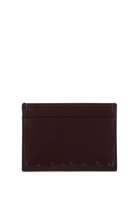 Paul Smith Brown Leather Card Case