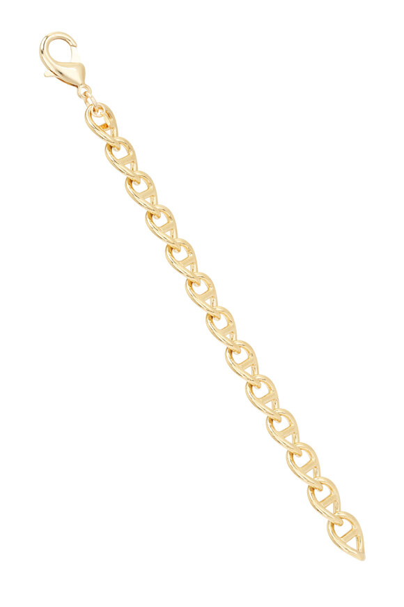 Cristina V. DNA Gold Chain Bracelet - view 1