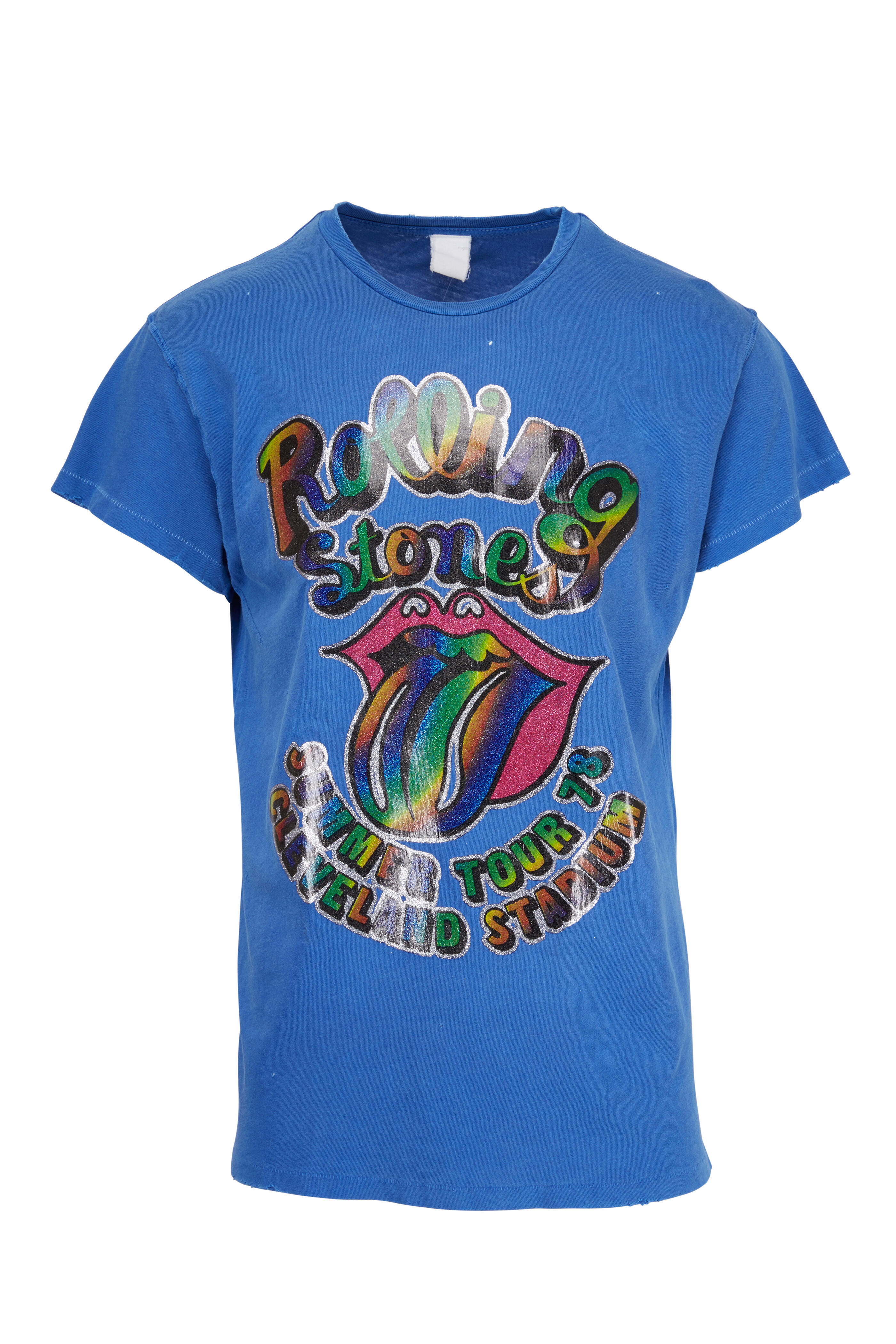出産祝いなども豊富 Madeworn T-Shirt Blue 78' Summer Stones Rolling - トップス