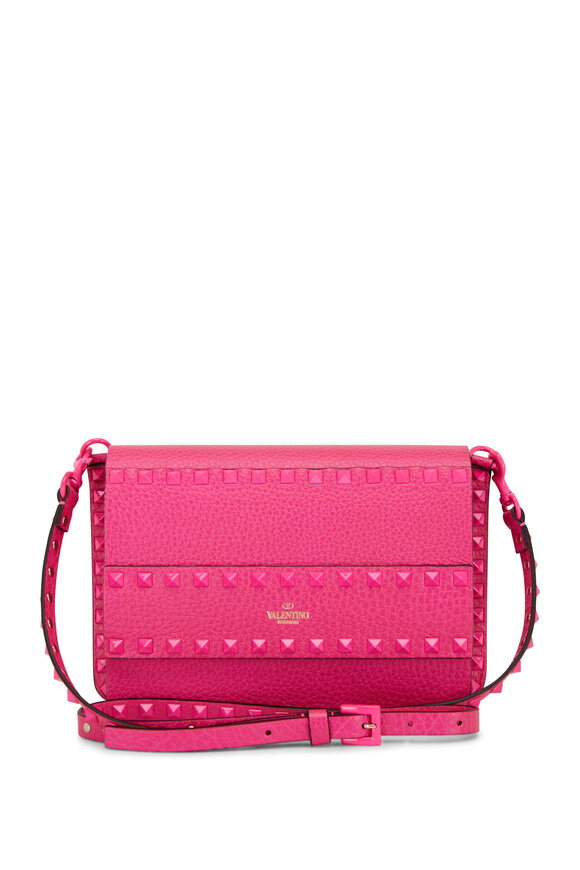 Valentino Garavani - Pink Rockstud Small Shoulder Camera Bag