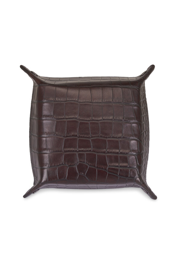 Martin Dingman Windsor Walnut Leather Valet - view 2
