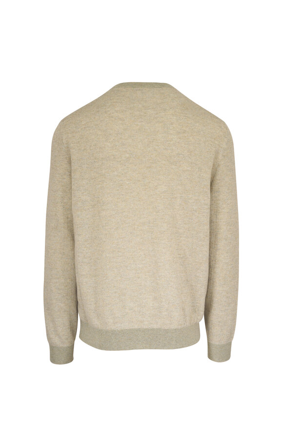 Loro Piana Tansy Forest Fog Cashmere & Silk Sweater - view 2