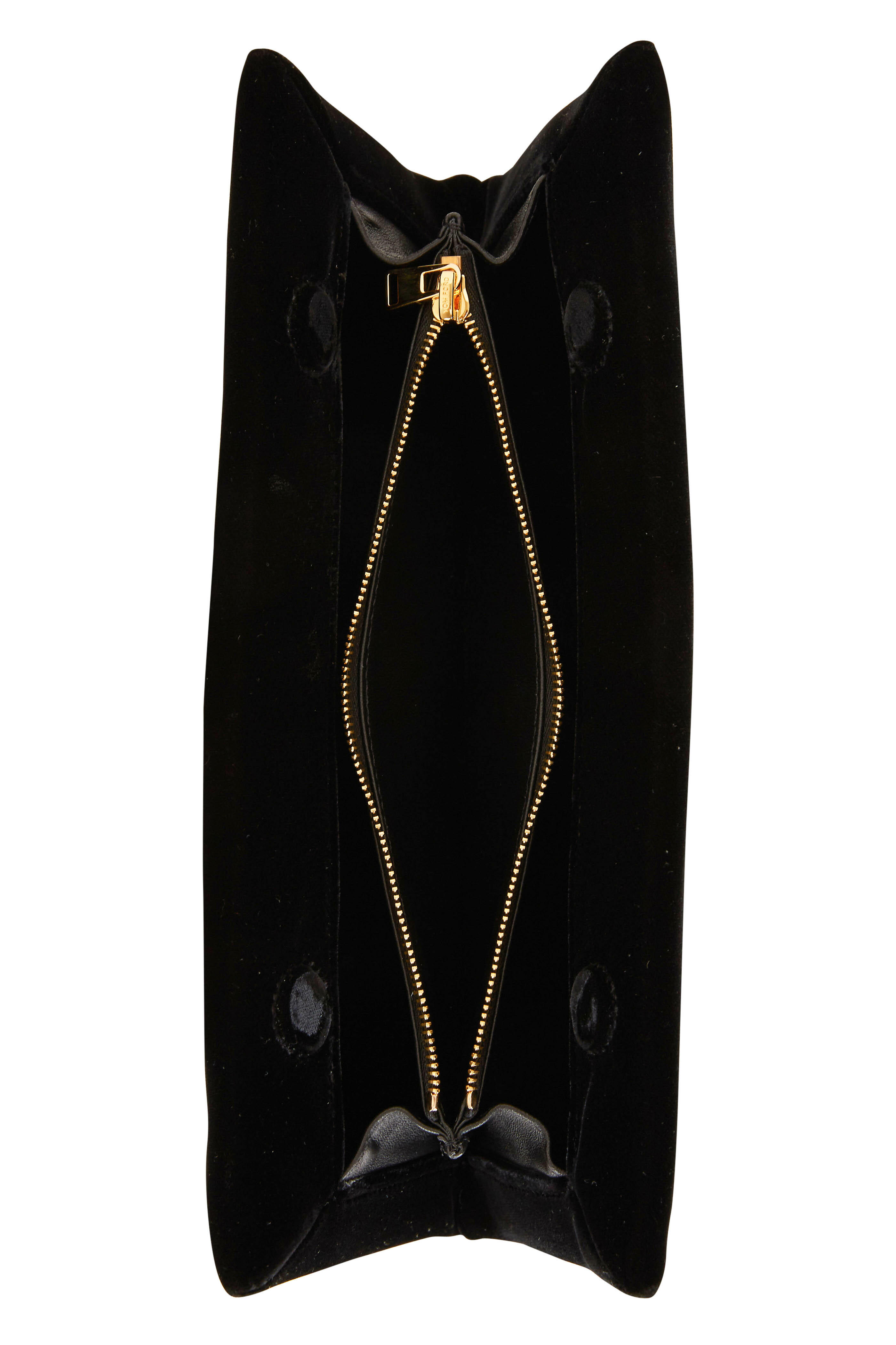 Tom Ford - Ava Black Velvet Evening Clutch