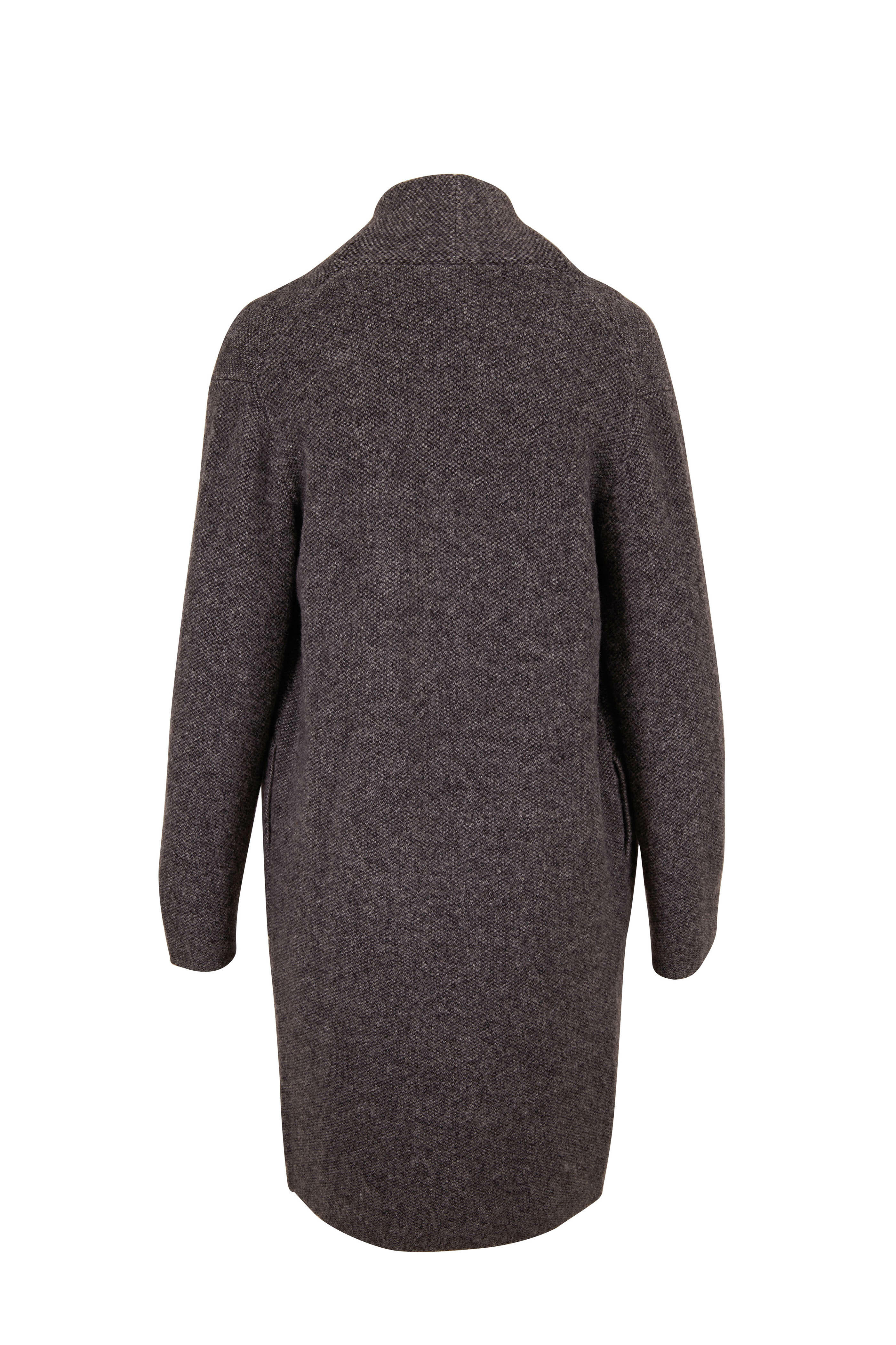 Vince - Heather Gray Boucle Cardigan Coat | Mitchell Stores