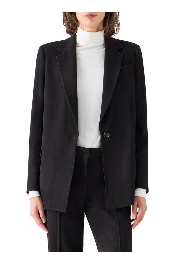 Akris Punto Brown Wool Boyfriend Blazer - view 2