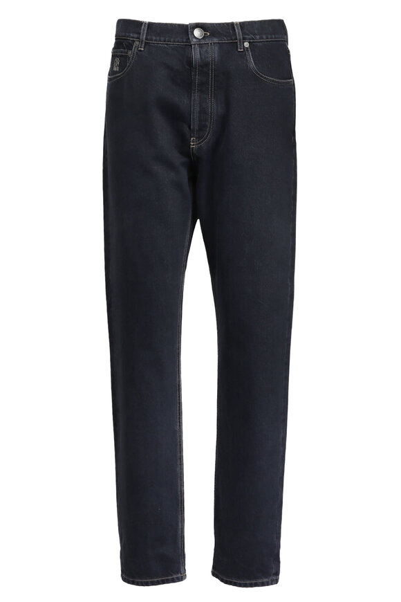 デニム・ジーパン BRUNELLO CUCINELLI FW25 JEANS (MPH81P4008 C600) Brunello Cucinelli Straight Leg Jeans | Neiman Marcus