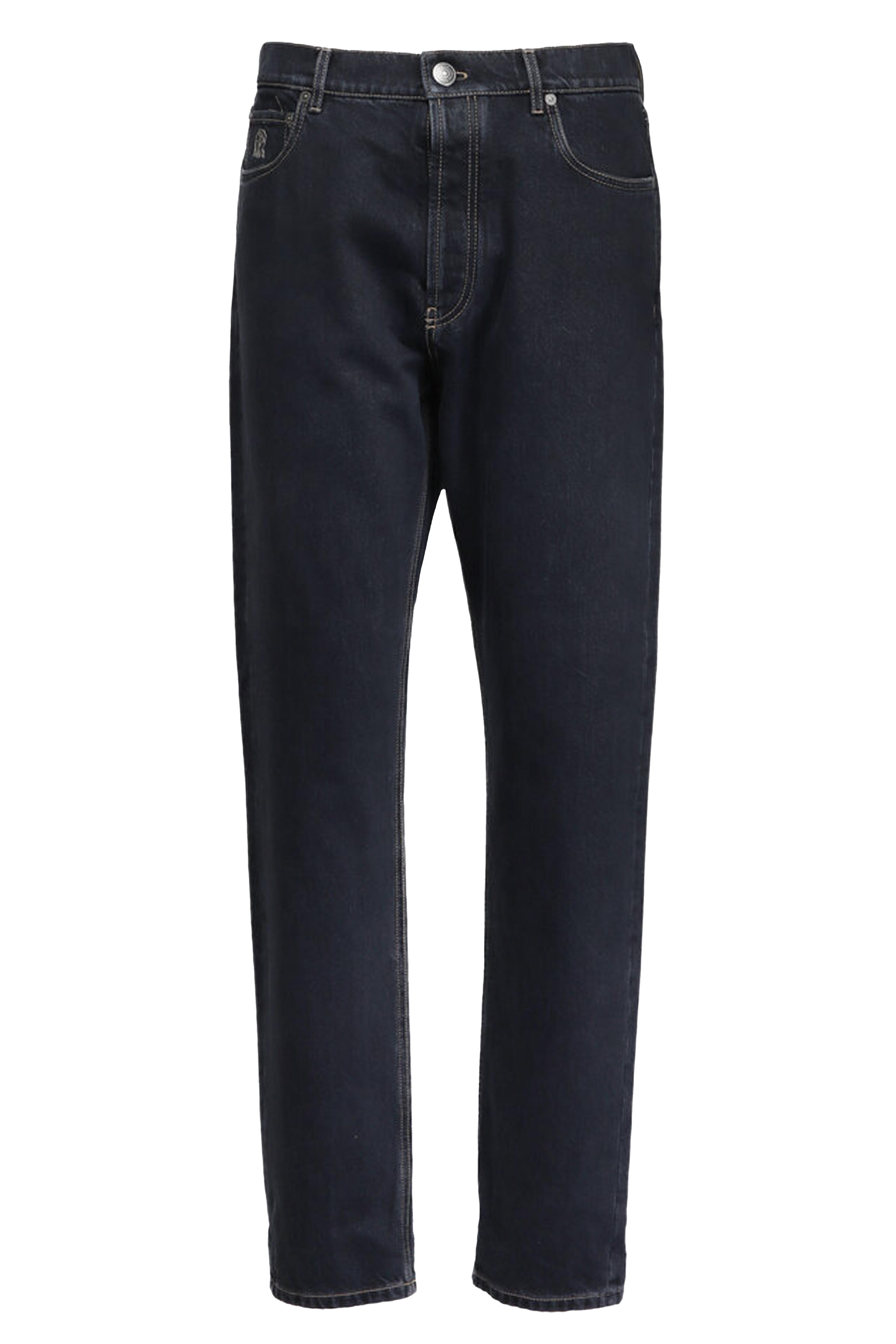 BRUNELLO CUCINELLI パンツ Brunello Cucinelli - Gray Striped Drawstring Pant