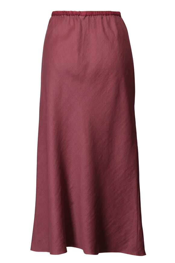 Peter Cohen Andorra Brown Bias Midi Skirt - view 2