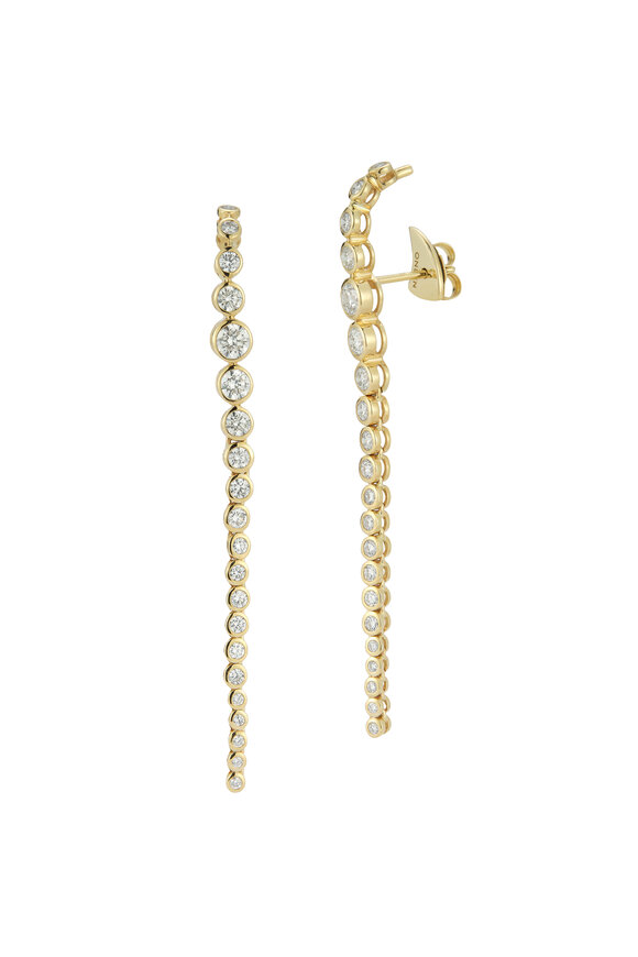 Ondyn 18k Yellow Gold Grand River Earring