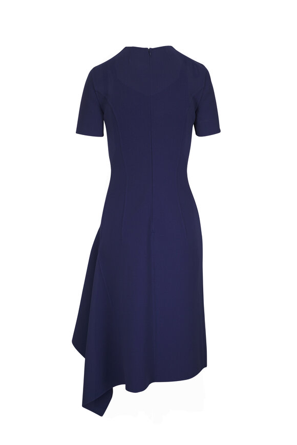 Michael Kors Collection - Maritime Stretch Wool Handkerchief Dress