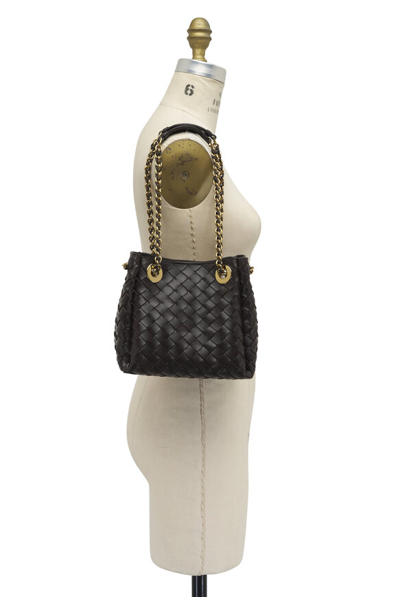 Bottega Veneta - Small Parachute Chain Fondant Leather Shoulder Bag