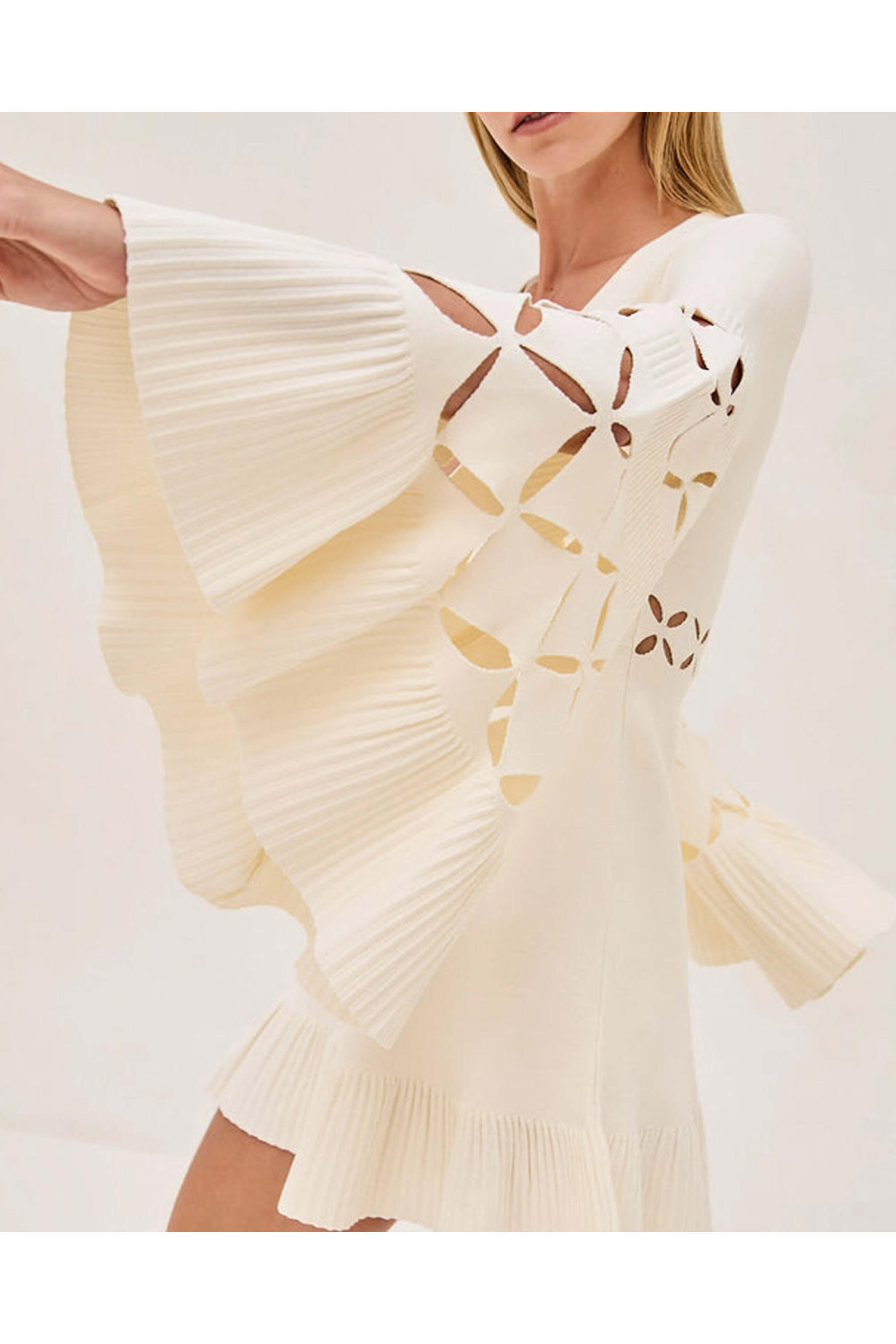 Alexis - Off White Linden Mini Dress