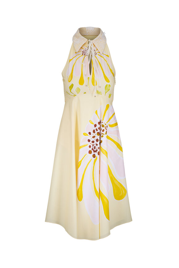 Dorothee Schumacher Floral Power Dream Flower Yellow Dress