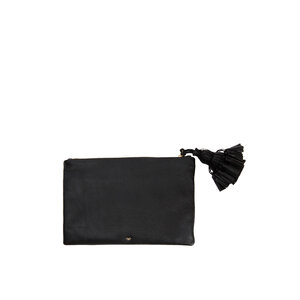 関税なし☆ANYA HINDMARCH/Maud Clutch Tassel in Black Satin Bespoke Maud Tassel Clutch | Anya Hindmarch US