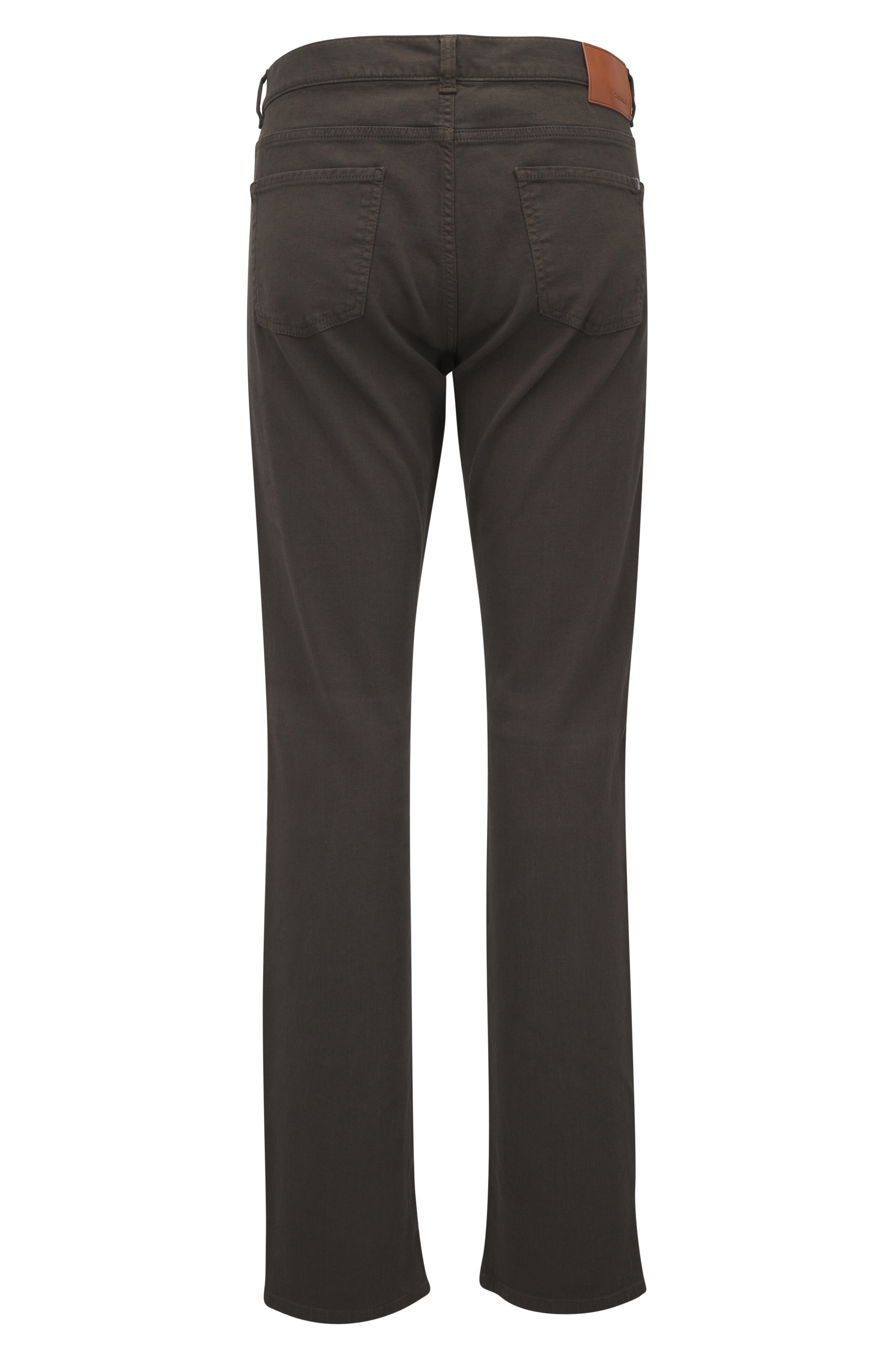 Canali - Brown Dyed Denim Jean
