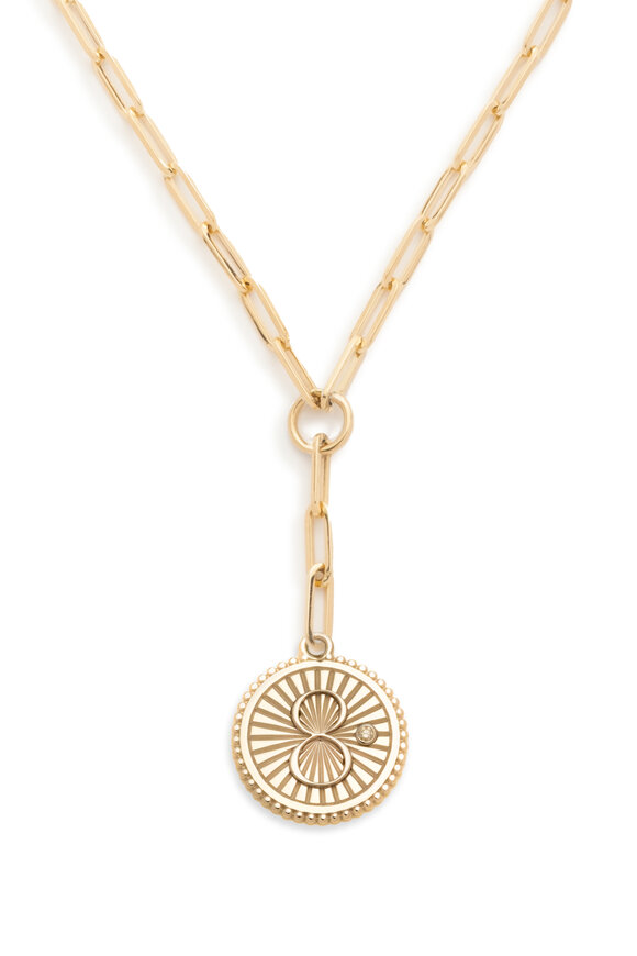 Foundrae 18k Gold Karma Medium Clip Extension Necklace