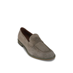 Fratelli Rossetti Loafers Suede Leather Perforated Slip On Round Toe Gray 11 Fratelli Rossetti Men main image 3