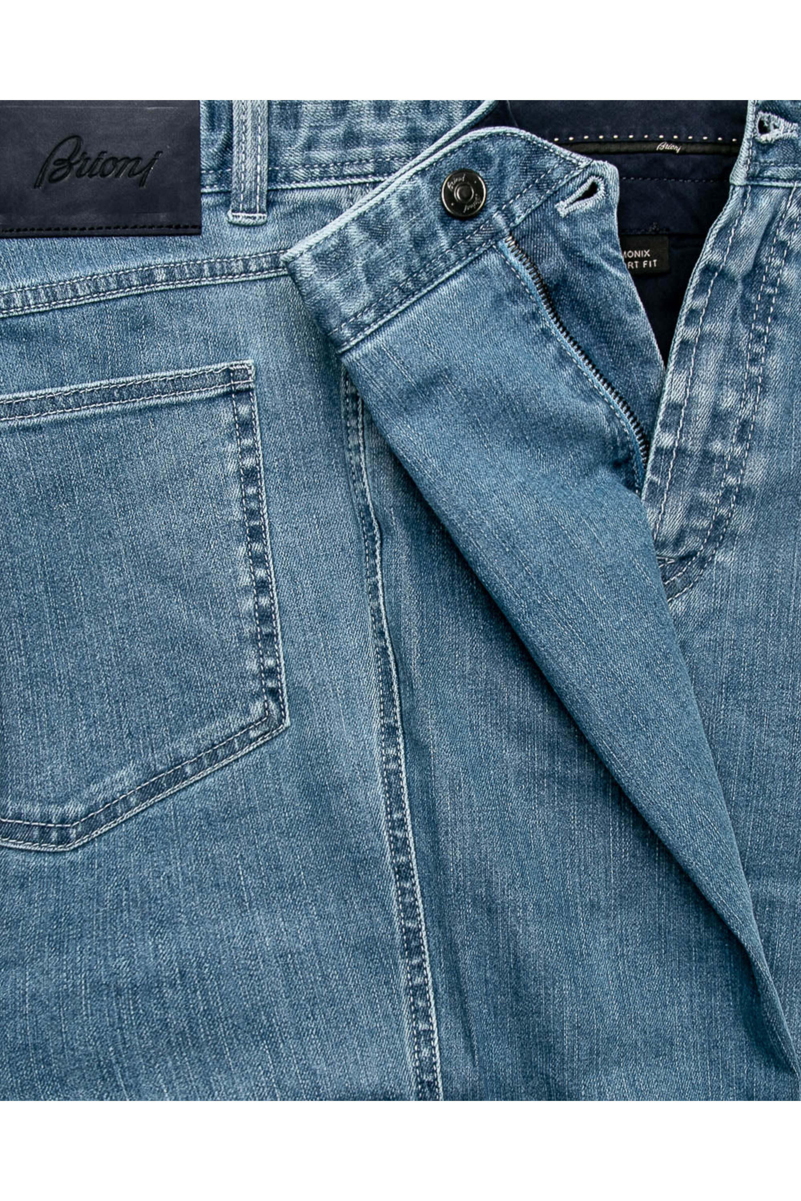 Brioni - Sky Blue Chamonix 5 Pocket Denim