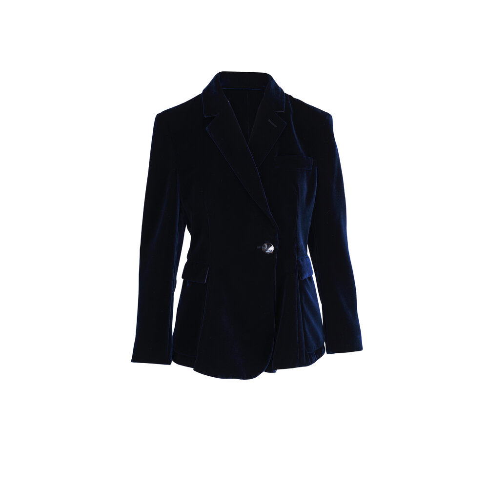 アウターその他 GIORGIO ARMANI Woman Blazer Gnawed Blue 3SHCC04TT03WP PZ01 nm_4690364_100380_m
