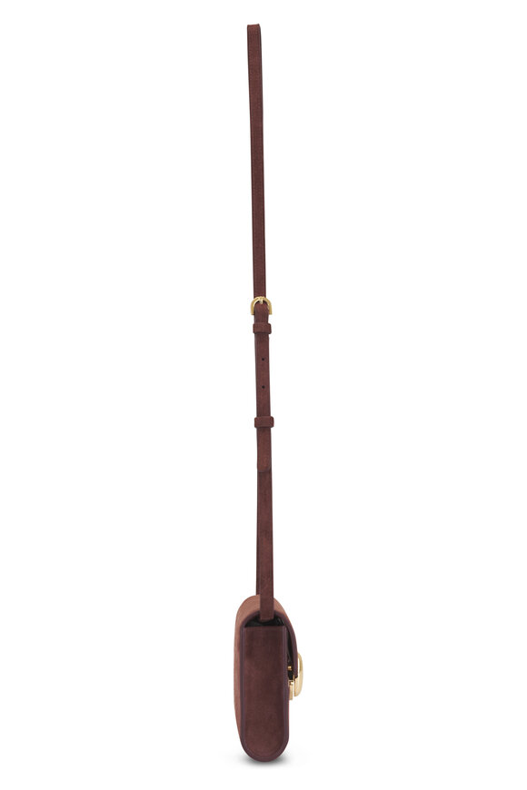 Savette Mini Symmetry Espresso Suede Bag - view 5