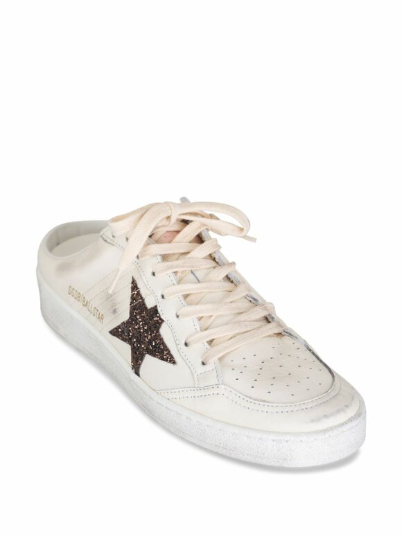 Golden Goose - Ballstar Sabot Optic White Leather Sneaker