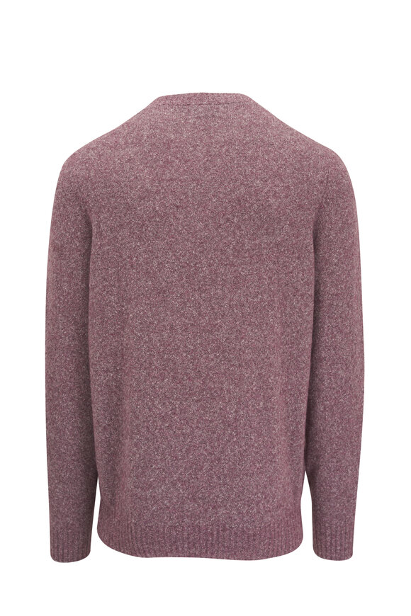 Brunello Cucinelli - Plum Melange Crewneck Sweater