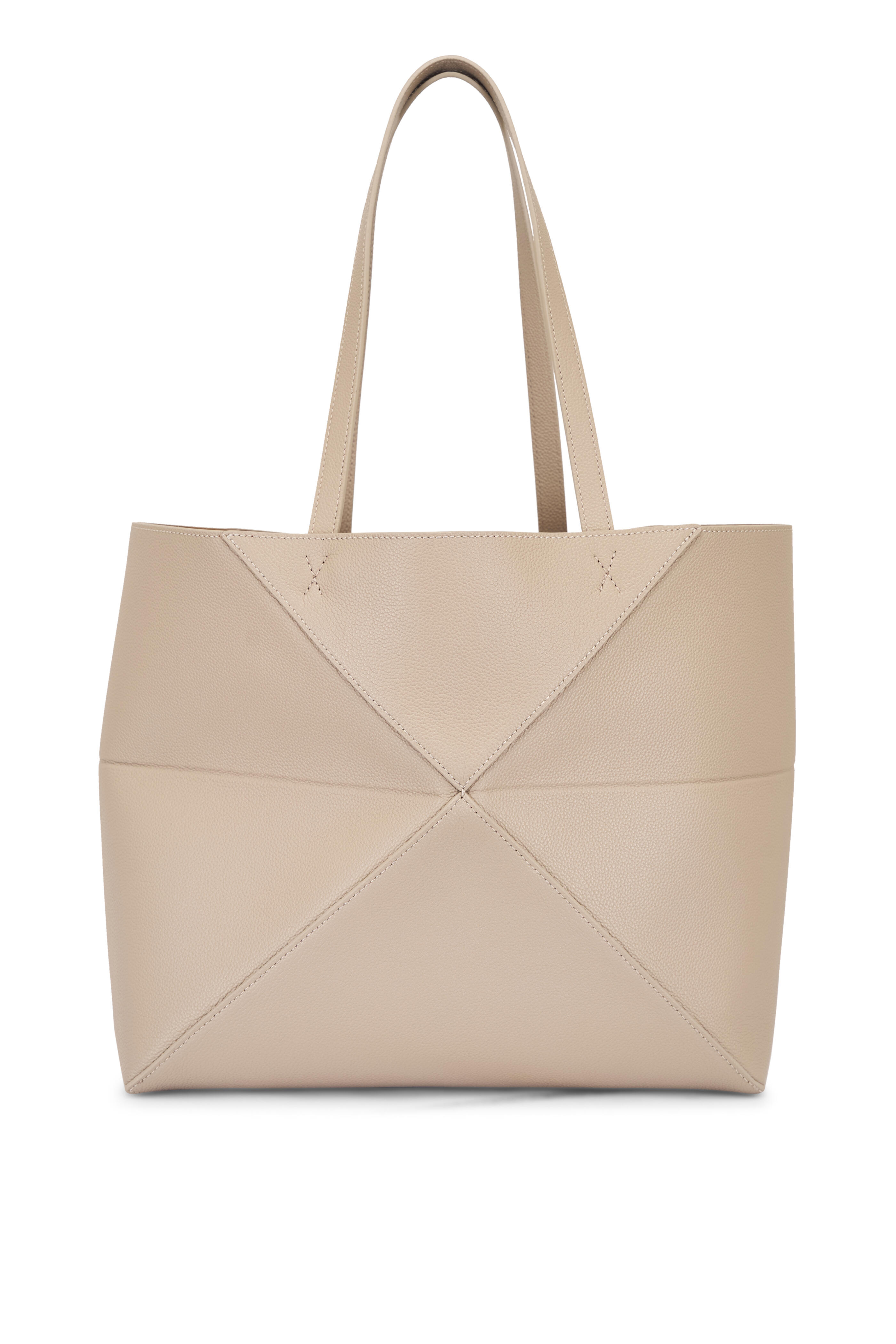 Loewe - Medium Horizontal Puzzle Fold Clay Leather Tote