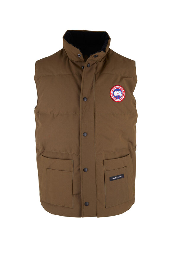 Canada goose gilet olive best sale