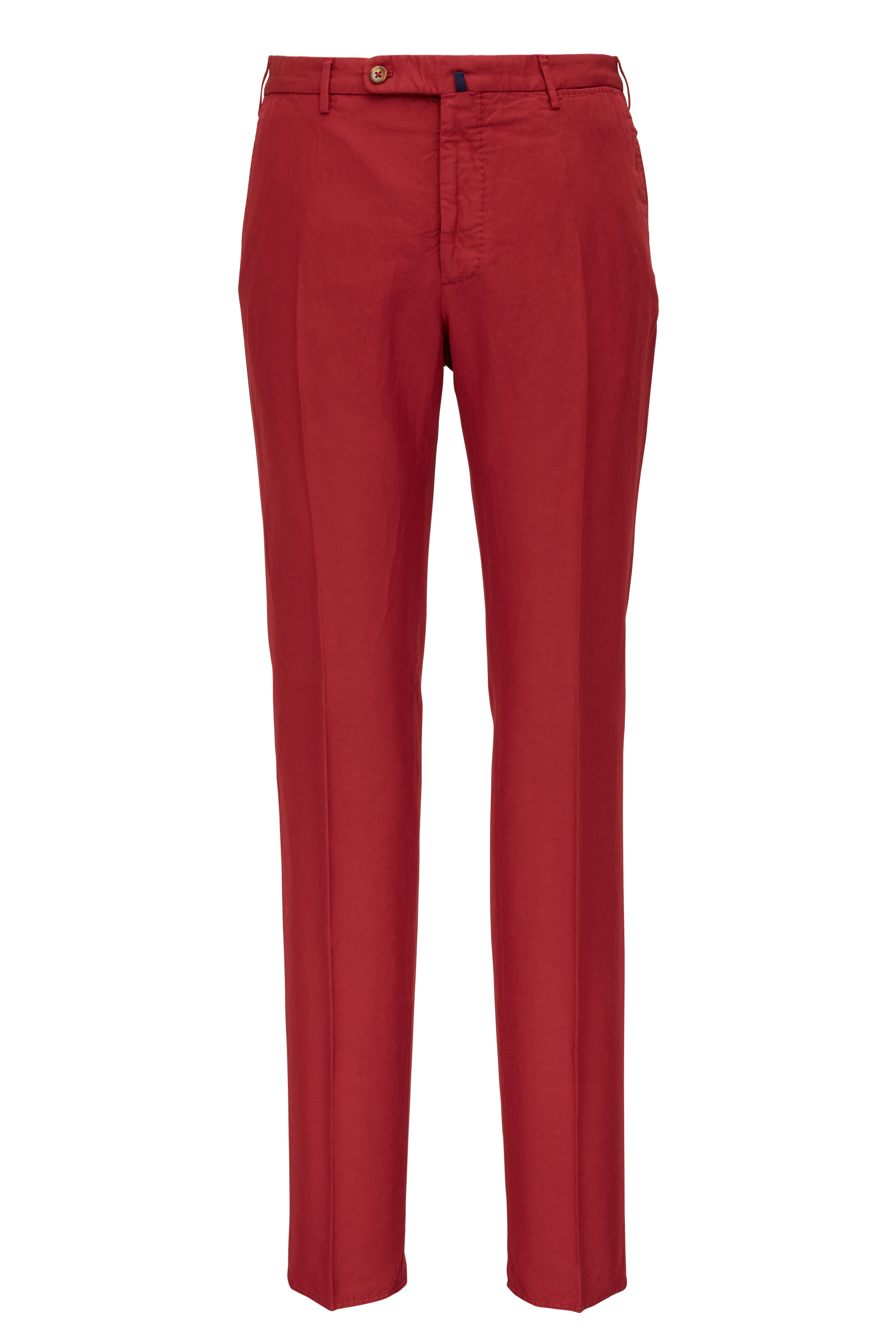 Incotex - Red Chinolino Regular Fit Pant
