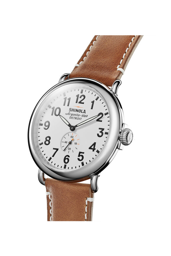 Shinola - The Runwell White Watch, 47MM