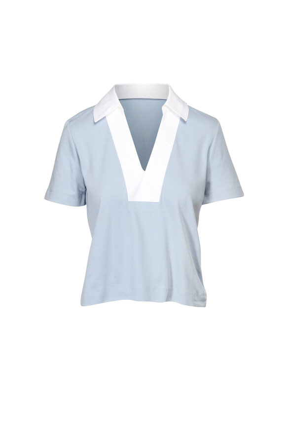 Tanya Taylor Light Blue Melanie Top - view 1
