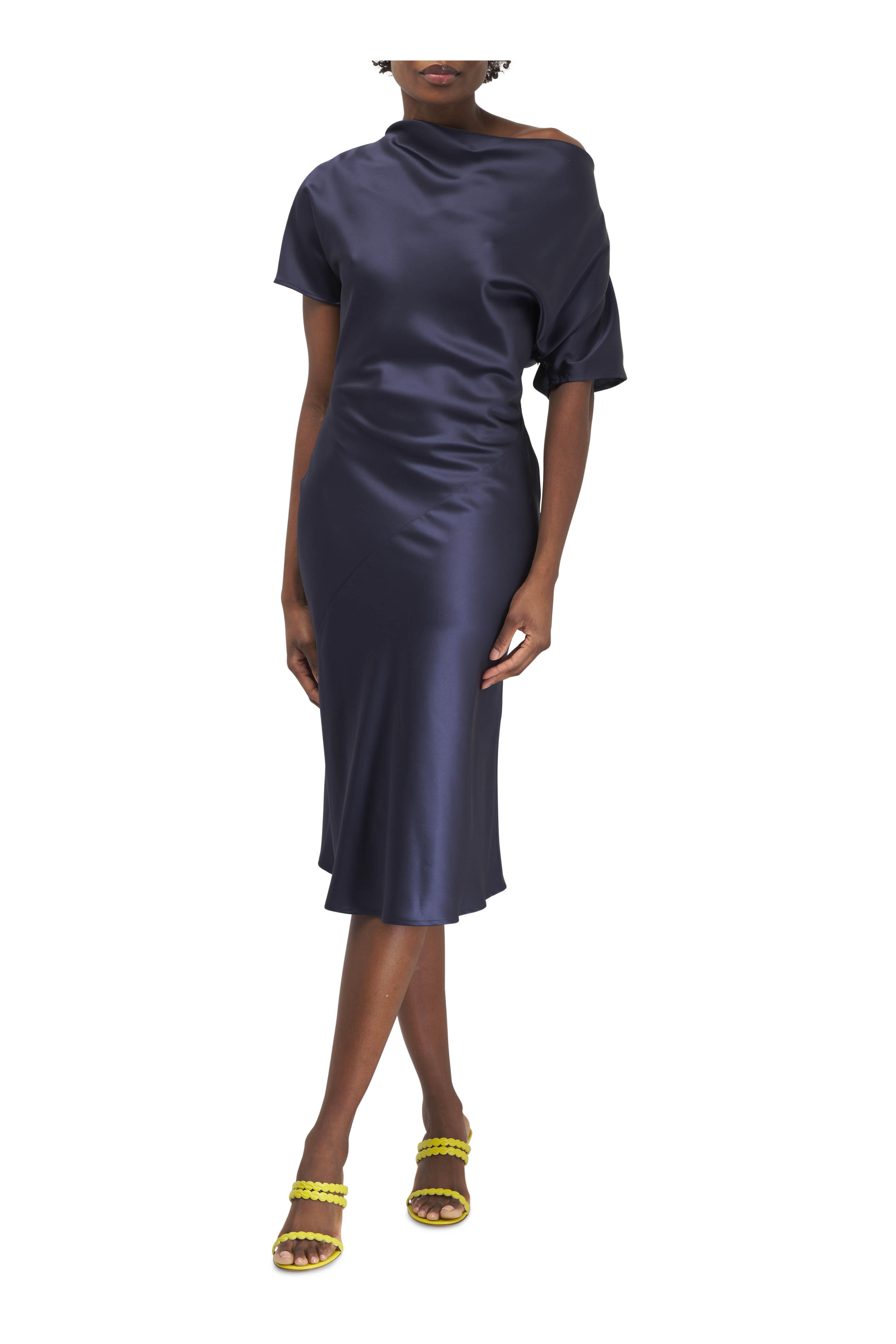 Kiton - Navy Short Sleeve Dress