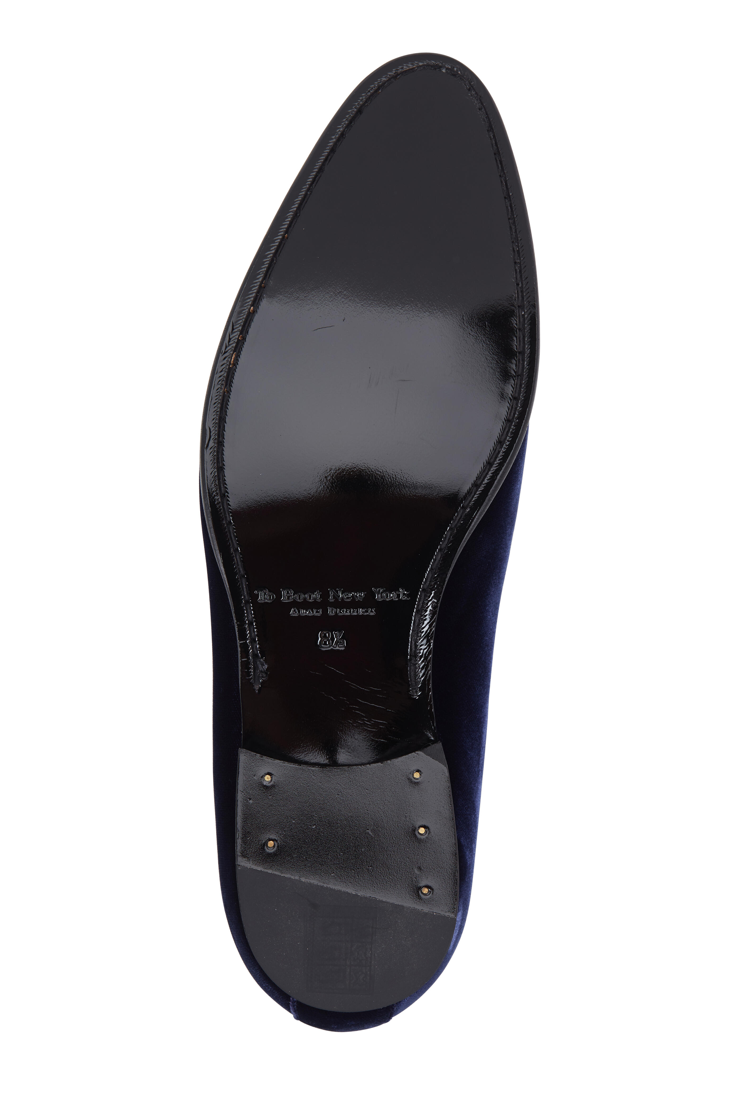 To Boot New York - Bolton Dark Blue Velvet Loafer