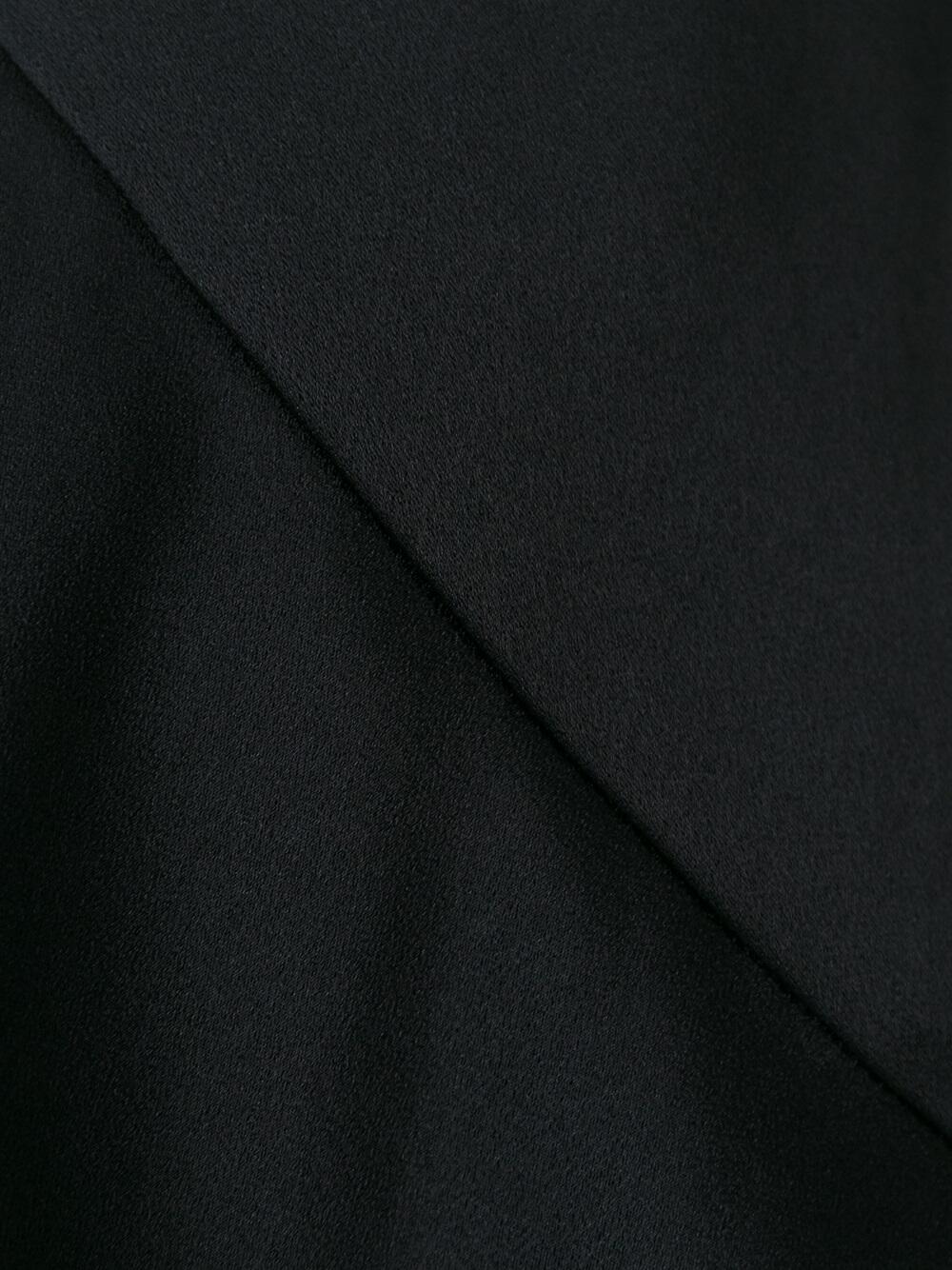 Lanvin - Black Asymmetric Ruffled Skirt