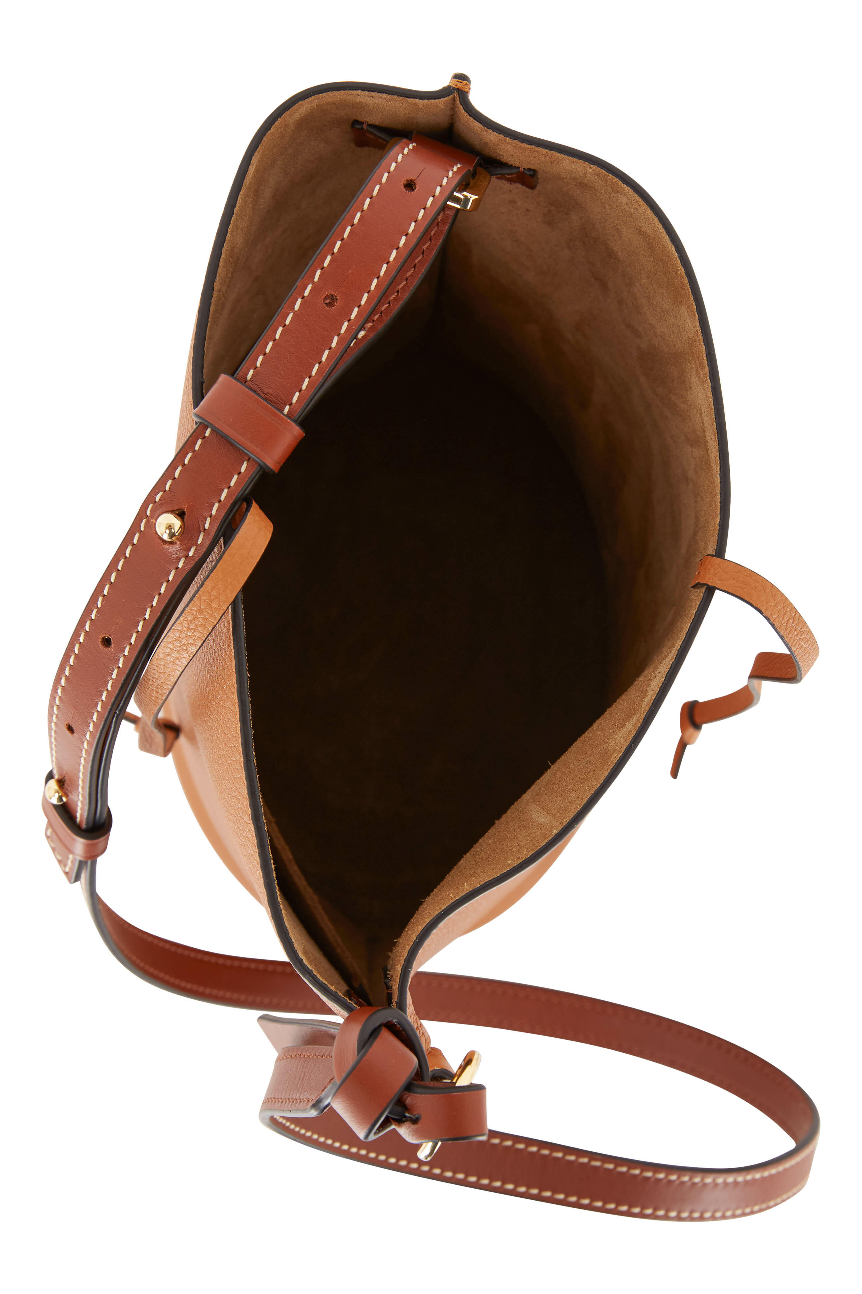 Loewe - Gate Light Caramel & Pecan Leather Bucket Bag