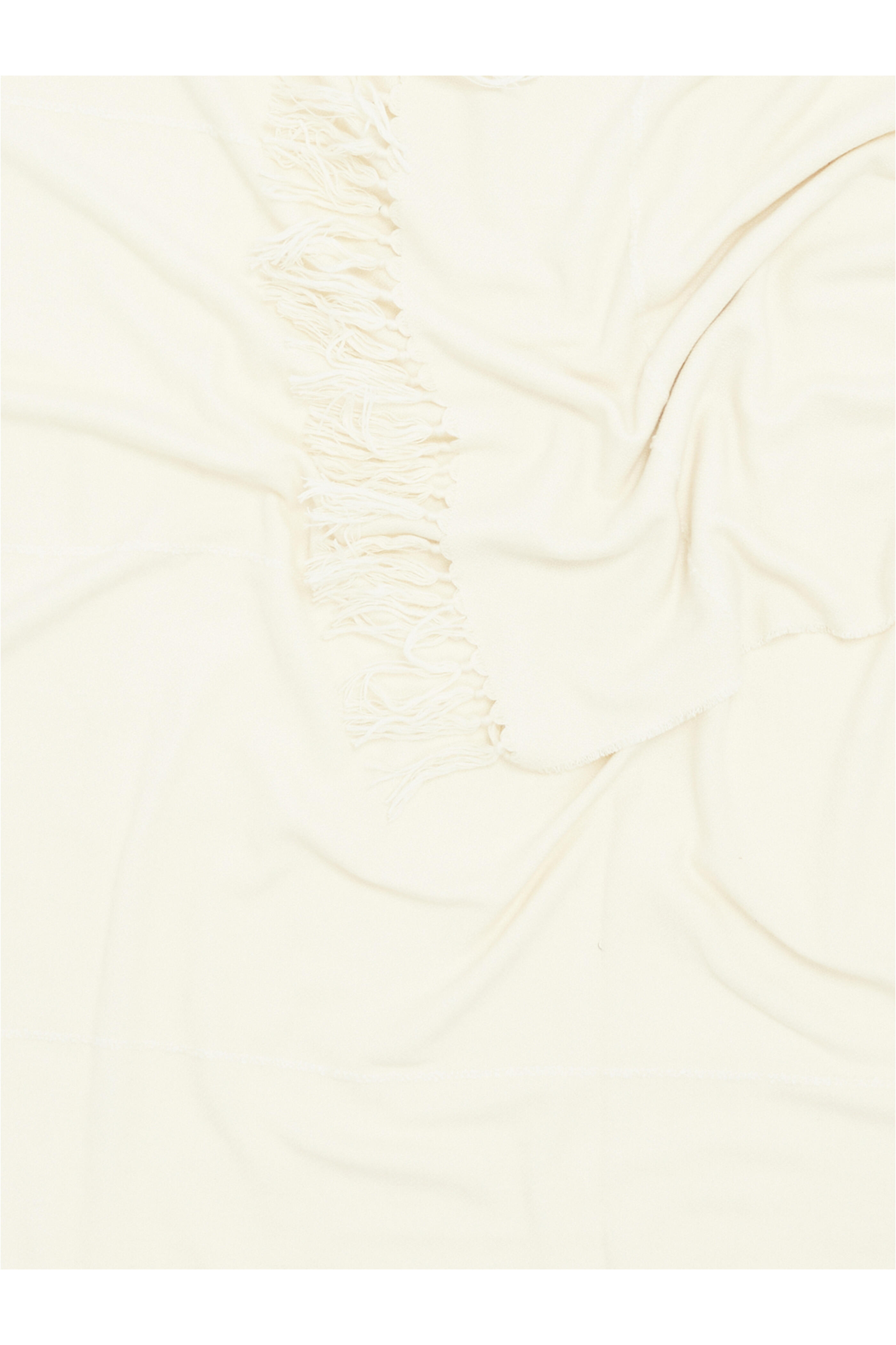 Alonpi - Region Ecru Cashmere & Silk Textured Throw