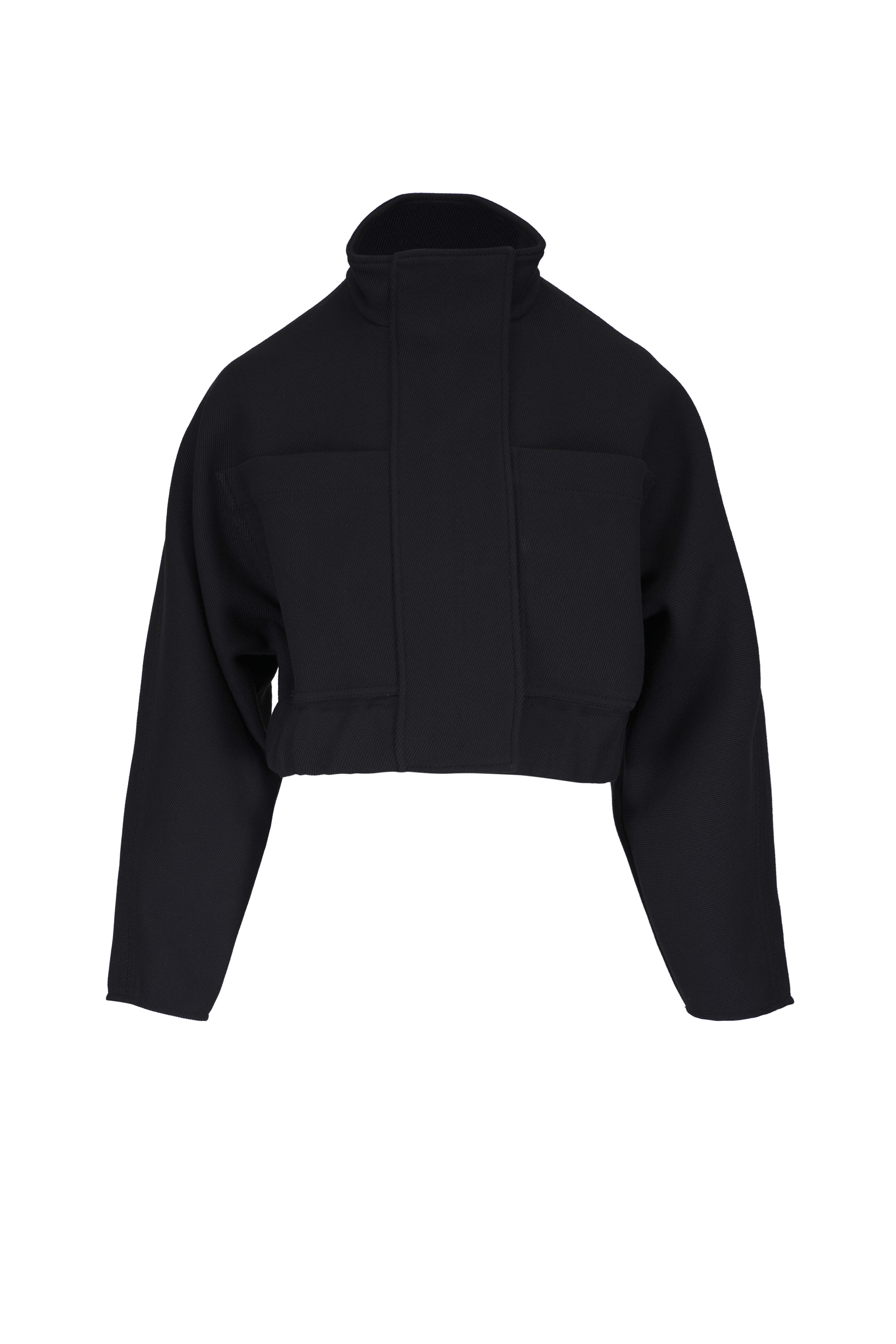 KZ_K Studio - Expressionist Black Double Faced Twill Jacket